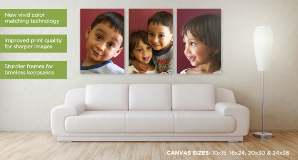 Photo Tip: Use canvas prints to showcase photos. | ThePhotoOrganizers.com