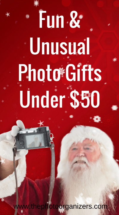 Fun & Unusual Photo Gifts Under $50 | ThePhotoOrganizers.com