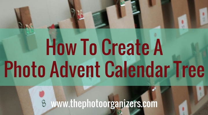 How to Create a Photo Advent Calendar Tree | ThePhotoOrganizers.com