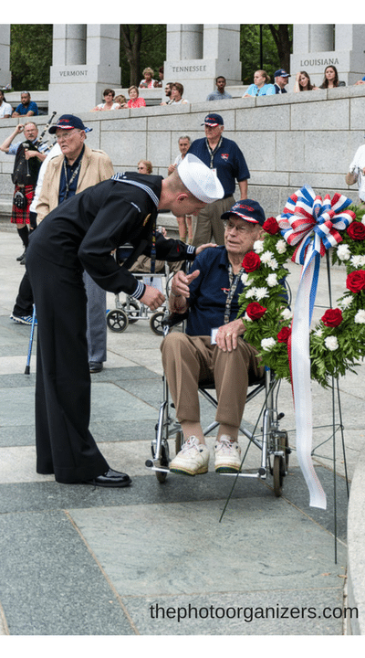 Serving As A Guardian On An Honor Flight: Honoring the Veterans & their Memories | ThePhotoOrganizers.com