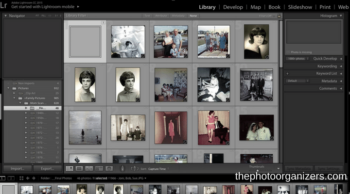 Adobe Lightroom Basics for Photo Organizing | ThePhotoOrganizers.com