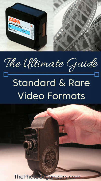 The Ultimate Guide: Standard & Rare Video Formats | ThePhotoOrganizers.com