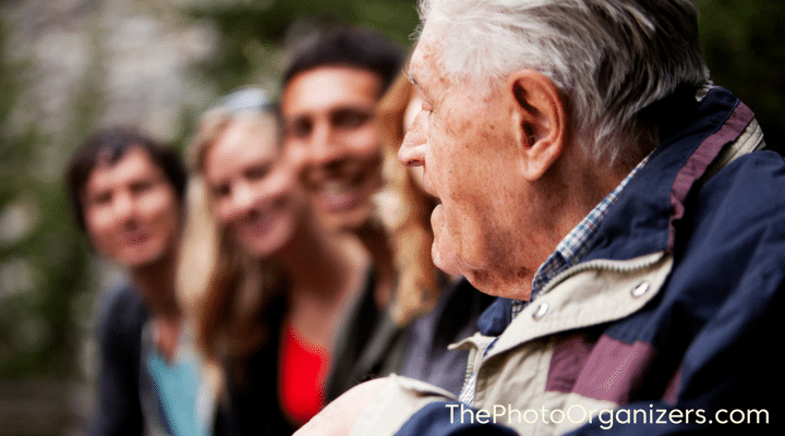 After A Death: How To Make The Process of Going Through Your Parents' Photos Easier | ThePhotoOrganizers.com