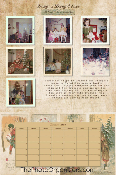 Vintage Photo Calendars: Create Memorable Gifts with Your Old Pictures | ThePhotoOrganizers.com