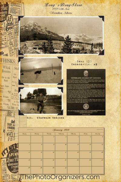 Vintage Photo Calendars: Create Memorable Gifts with Your Old Pictures | ThePhotoOrganizers.com