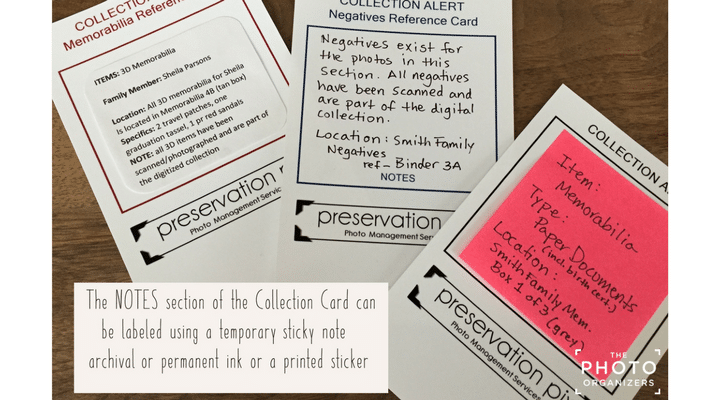 Collection Cross-Referencing: How and What to Use Collection Cards to Unify a Memory Collection | ThePhotoOrganizers.com