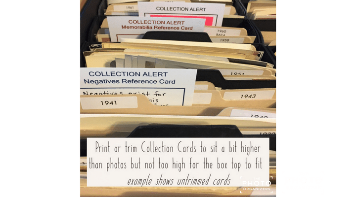 Collection Cross-Referencing: How and What to Use Collection Cards to Unify a Memory Collection | ThePhotoOrganizers.com