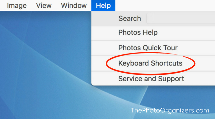Keyboard Shortcuts for Apple Photos: Shortcut Your Way Through Your Entire Photo Collection | ThePhotoOrganizers.com