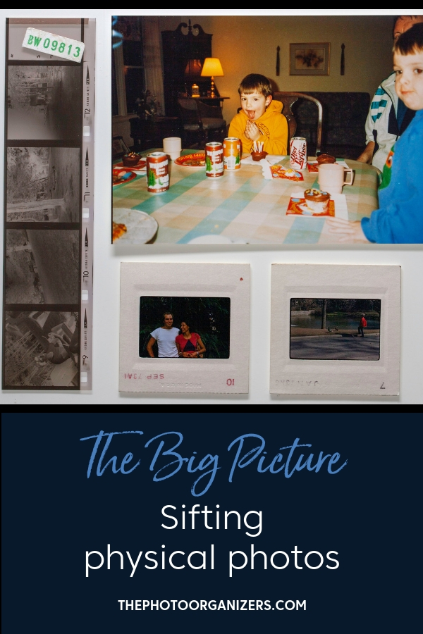 The Big Picture: Sifting Physical Photos | ThePhotoOrganizers.com