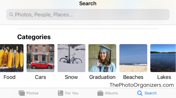 Apple Photos: Finding Your Pictures More Easily with iOS12 | ThePhotoOrganizers.com
